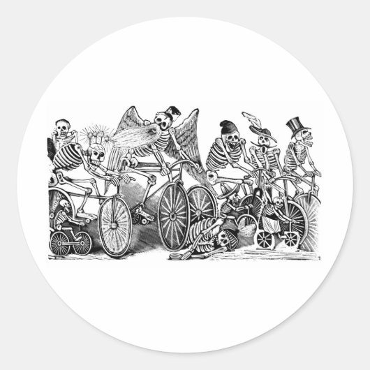 1800年代後半のメキシコで行われたカラベラ・ビシクリスト ラウンドシール (正面)