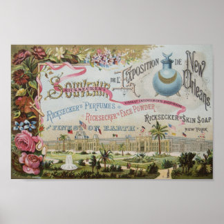 1800年代後半の香水広告 ポスター