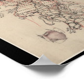 1800年代頃の侍 ポスター (角)