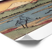 1800年代頃の日本の富士山 ポスター (角)