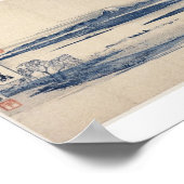 1800年代頃の日本の美しい富士山 ポスター (角)