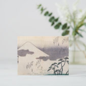 1800年代頃の日本の美しい富士山 ポストカード (スタンド正面)