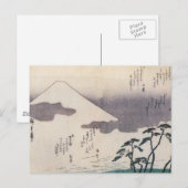 1800年代頃の日本の美しい富士山 ポストカード (正面/裏面)
