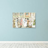 1800年以降のオペラの衣装ボール キャンバスプリント (インサイチュ (ウッドフロア))