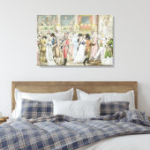 1800年以降のオペラの衣装ボール キャンバスプリント (インサイチュ (寝室))