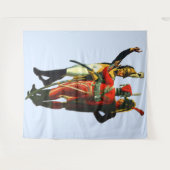 1800年頃フランスのの3人の兵士 タペストリー (正面(横))