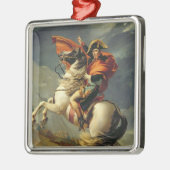 1800年5月20日のアルプスを交差させているナポレオン メタルオーナメント (左)