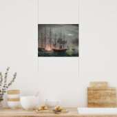 1800年7月7日のラデシリーの捕獲、「ザ・ナ」 ポスター (キッチン)