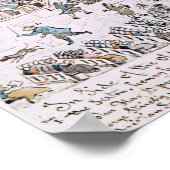 1800年、ニューヨーク郡旧ルーテル教会の中 ポスター (角)