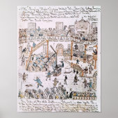 1800年、ニューヨーク郡旧ルーテル教会の中 ポスター (正面)