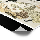 1800日本の年代初め絵画のc.のポスター ポスター (角)