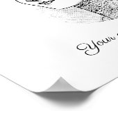 1800sフローラ帽子の女性の芸術2 ポスター (角)