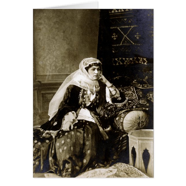 1800's頃アルメニアの女性の伝統的な服、 (正面)