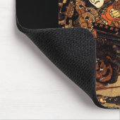 1800's頃戦闘の武士、 マウスパッド (コーナー)