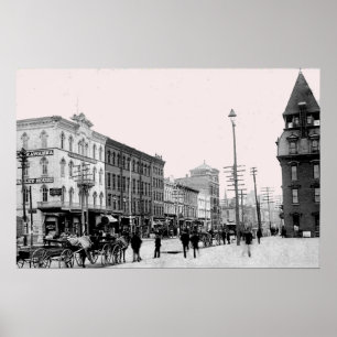 1800's Scranton Pa。 ポスター