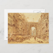 1801年のフォーブールとサン＝ドニ門 ポストカード (正面/裏面)