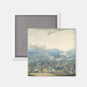 1801年のロシアのトルコ戦争の場面 マグネット (正面/裏面)