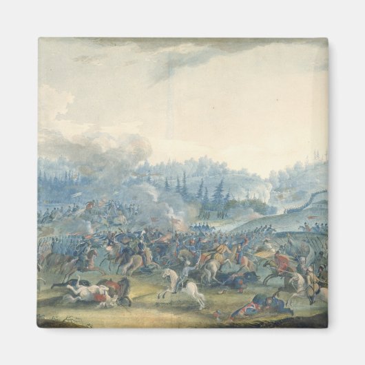 1801年のロシアのトルコ戦争の場面 マグネット (正面)