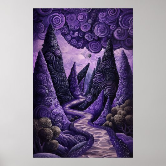 1802年の宇宙超現実主義の夢の風景 ポスター (正面)