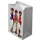 1803ロンドンボランティア兵士プリント ミディアムペーパーバッグ (正面アングル)