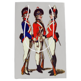 1803ロンドンボランティア兵士プリント ミディアムペーパーバッグ