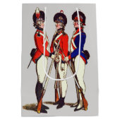 1803ロンドンボランティア兵士プリント ミディアムペーパーバッグ (裏面)