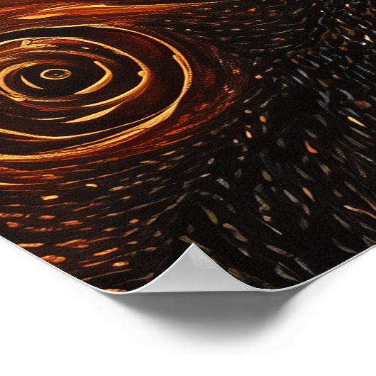 1803年の宇宙超現実主義の夢の風景 ポスター (角)