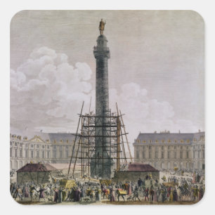 1803-10年にVendomeのコラムの建築 スクエアシール