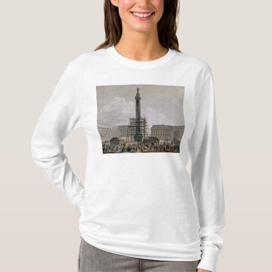 1803-10年にVendomeのコラムの建築 Tシャツ (正面)