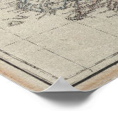 1804アイルランドの地図 ポスター (角)