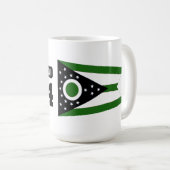 1804年に設立されたオハイオ州コーヒーマグ コーヒーマグカップ (正面右)