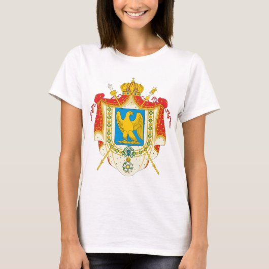 (1804年)最初フランスのな帝国紋章付き外衣 Tシャツ (正面)