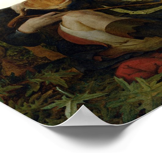 1805年から6年のエジプトへの飛行中の休憩 ポスター (角)