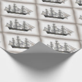 1805年の勝利の船 ラッピングペーパー (角)