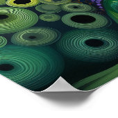 1805年の宇宙超現実主義の夢の風景 ポスター (角)