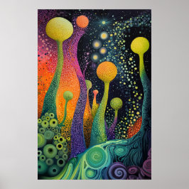 1805年の宇宙超現実主義の夢の風景 ポスター