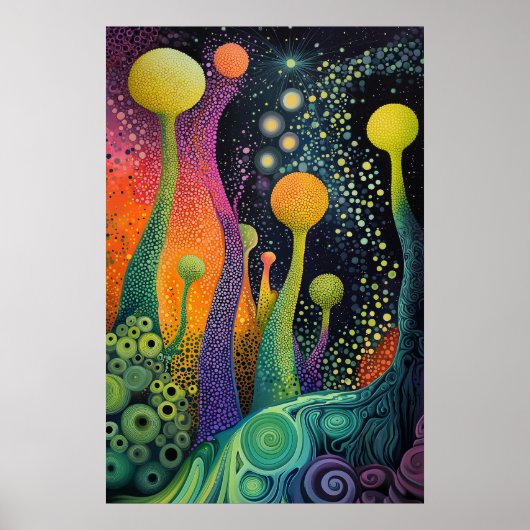 1805年の宇宙超現実主義の夢の風景 ポスター (正面)