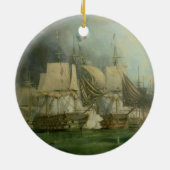 1805年トラファルガー海戦 セラミックオーナメント (裏面)