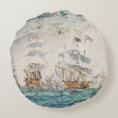 1805 1998年トラファルガー海戦 ラウンドクッション (裏面)