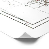 1806の地図 – ロランデ ポスター (角)