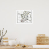 1806の地図 – ロランデ ポスター (キッチン)