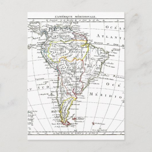 1806マップ – メリディオナーレ ポストカード (正面)