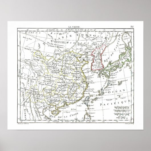 1806マップ – ラシネ ポスター (正面)