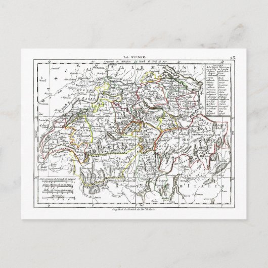 1806マップ – ラスイス ポストカード (正面)