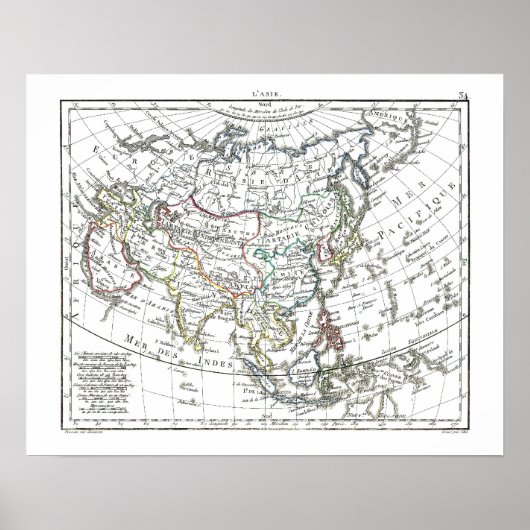 1806地図 – ラシー ポスター (正面)