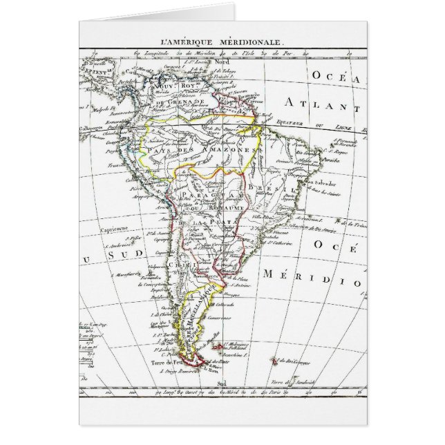 1806地図- L'Amérique Méridionale (正面)