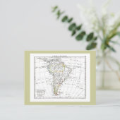 1806地図- L'Amérique Méridionale ポストカード (スタンド正面)