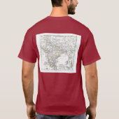 1806地図- L'Inde Tシャツ (裏面)