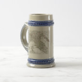 1806地図- L'Italie (Nord) ビールジョッキ (正面左)