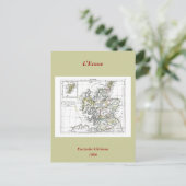 1806年の地図 – レコス ポストカード (スタンド正面)